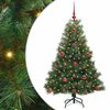 vidaXL Kunstig juletre gr&oslash;nn 120 cm PE og PVC