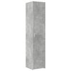 vidaXL Hylle betonggr&aring; 40x42,5x185 cm konstruert tre