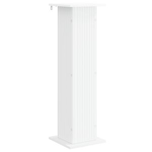 vidaXL Planteholder Hvit 30,5 x 30 x 100,5 cm Konstruert tre