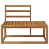 vidaXL Utend&oslash;rs End Sofagruppe Naturlig 91 x 63 x 73 cm