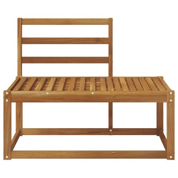 vidaXL Utend&oslash;rs End Sofagruppe Naturlig 91 x 63 x 73 cm