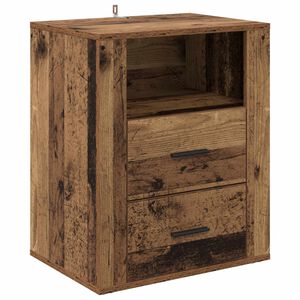 vidaXL Nattbordskap Gammelt tre 35 x 50 x 60 cm Konstruert tre