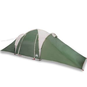 vidaXL Kuppeltelt for camping 6 personer gr&oslash;nn vanntett