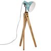 vidaXL Gulvlampe 25 W denimbl&aring; 45x45x120 cm E27