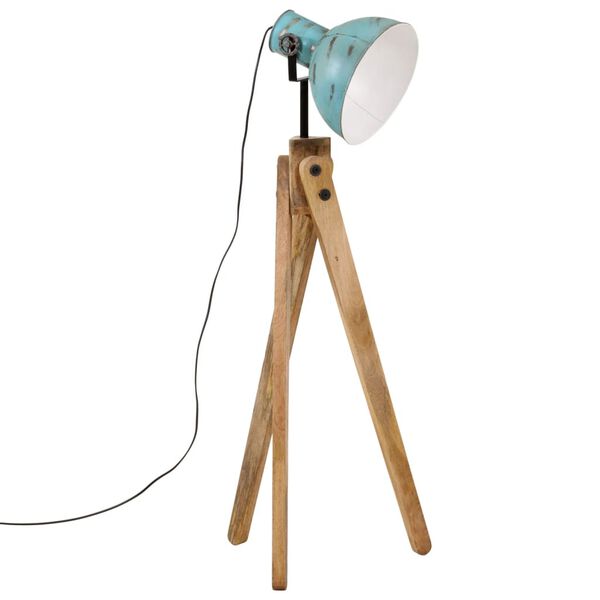 vidaXL Gulvlampe 25 W denimbl&aring; 45x45x120 cm E27