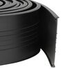 vidaXL Garasje D&oslash;r Tetning Svart 70 x 6 mm 2,5 m PVC