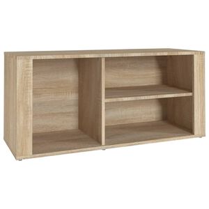 vidaXL Skoskap sonoma eik 100x35x45 cm konstruert tre