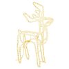 vidaXL Julereinsdyrfigur varmhvit 76x42x87 cm