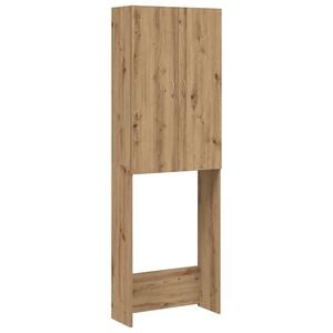 vidaXL Vaskemaskinskap artisan eik 64x25,5x190 cm