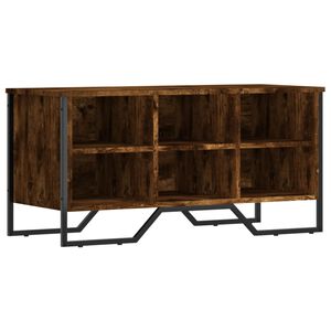 vidaXL Skohylle r&oslash;kt eik 90x38x45,5 cm konstruert tre