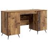 vidaXL Skrivebord Gammelt tre 142,5 x 50 x 75 cm Konstruert tre