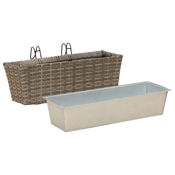 vidaXL Gelender Metall