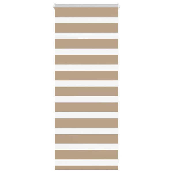 vidaXL Sebragardin sandbrun 55x100 cm stoff bredde 50,9 cm polyester