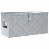 vidaXL Aluminiumsboks 61,5x26,5x30 cm s&oslash;lv