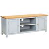 vidaXL TV-benk 120x35x48 cm heltre eik