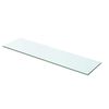 vidaXL Hyllepaneler 2 stk klart glass 60x12 cm