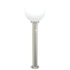 vidaXL Pullertlampe med sensor 80 cm rustfritt st&aring;l IP44