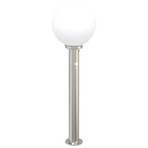 vidaXL Pullertlampe med sensor 80 cm rustfritt st&aring;l IP44