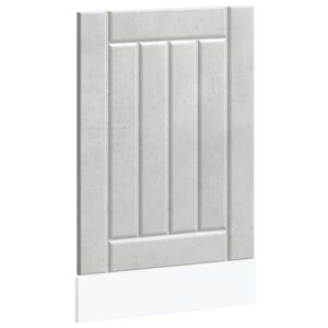 vidaXL Oppvaskmaskin Lucca betonggrå konstruert tre