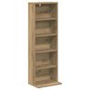 vidaXL CD skap Artisan eik 33 x 23,5 x 97,5 cm Konstruert tre