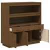 vidaXL Highboard honningbrun 100x40x108,5 cm heltre furu