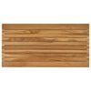 vidaXL Bordplate 80 x 40 x 3,5 cm Rektangul&aelig;r Massivt Teaktre Naturlig