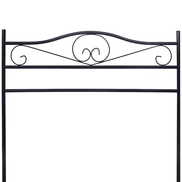 vidaXL Klesstativ Svart St&aring;l