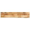 vidaXL Bordplate 140x40x2,5 cm naturlig kant grovt heltre mangotre