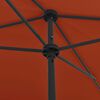 vidaXL Strandparasoll terrakotta 200x125 cm