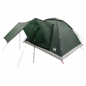 vidaXL Camping Telt Army gr&oslash;nn 335 x 275 x 180 cm Polyester og st&aring;l