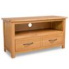 vidaXL TV-benk 90x35x48 cm heltre eik