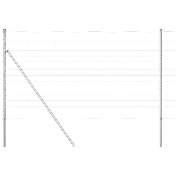 vidaXL Gjerdep&aring;le Galvanisert 50 x 1,4 m St&aring;l