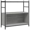 vidaXL Skrivebord gr&aring; sonoma 80x30x78,5 cm konstruert tre og jern