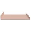 vidaXL Flytende hylle Veggmontert 2 pcs Rosa 60 x 18 x 2,5 cm St&aring;l