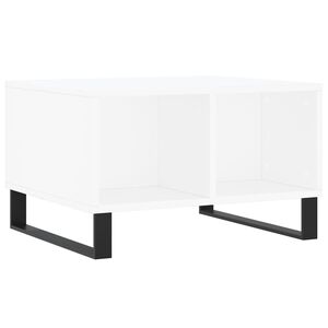 vidaXL Salongbord hvit 60x50x36,5 cm konstruert tre
