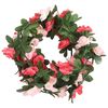 vidaXL Blomsterkranser for jul 6 stk vår rose 250 cm