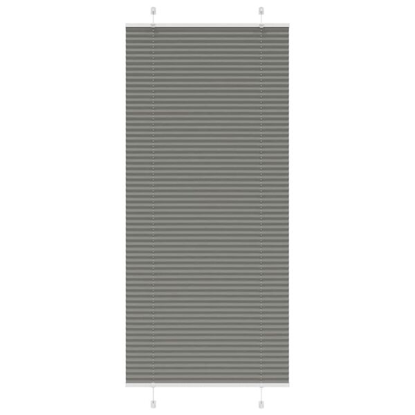 vidaXL pliss&eacute;gardin antrasitt 95x200 cm Stoff Bredde 94,4 cm Polyester