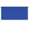 vidaXL Utend&oslash;rs rullegardin 300x140 cm bl&aring; HDPE