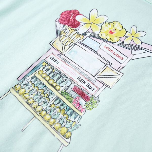 Singlet for barn lysemynte 128