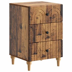 vidaXL Nattbordskap Gammelt tre 43x 41 x 66,5 cm Konstruert tre