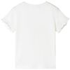 T-skjorte for barn ecru 128