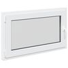vidaXL Kj&oslash;levindu RISOR 100 x 60 cm PVC og glass Hvit