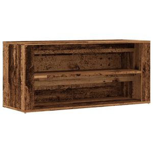 vidaXL Skobenk gammelt tre 100x35x45 cm konstruert tre