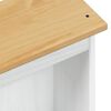 vidaXL Bokhylle Hvit 46 x 20 x 170 cm Massiv furu