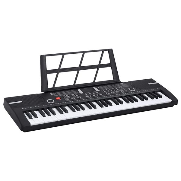 vidaXL 61 tangenter Piano elektrisk keyboard med musikkstativ for barn