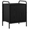 vidaXL Nattbordskap Svart eik 40 x 30 x 50 cm Konstruert tre