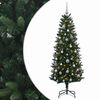 vidaXL Kunstig juletre med kuler 120 cm 150 LED-lys Varmhvit PE og PVC