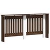 vidaXL Radiator Deksel brun eik 172x19x81,5cm Konstruert tre