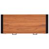 vidaXL Skrivebord med 2 skuffer 100x40x75 cm teak