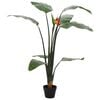 vidaXL Kunstig Strelitzia Plante Gr&oslash;nn 70 x 18 x 155 cm Stoff og PE